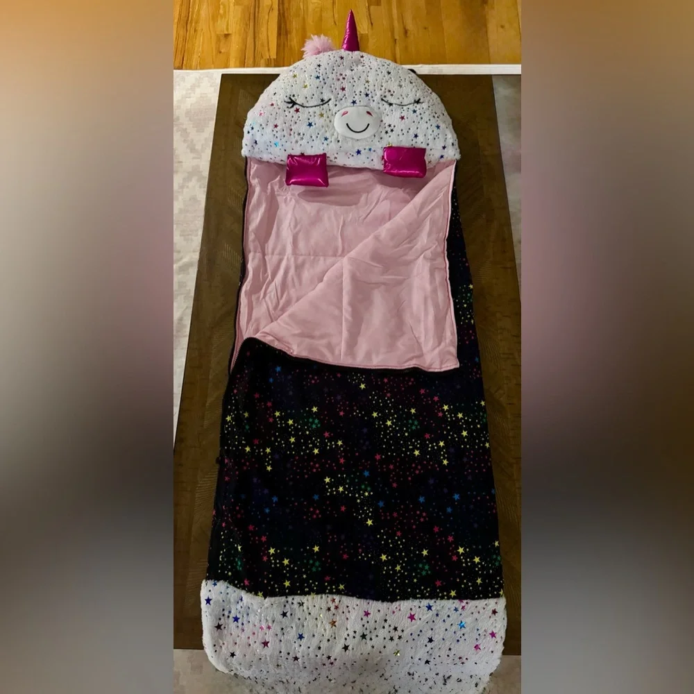 🦄 Unicorn Happy Napper - Pillow / Sleeping Bag 🌟 NEW w/out packaging 🌟 see below - Picture 4 of 16